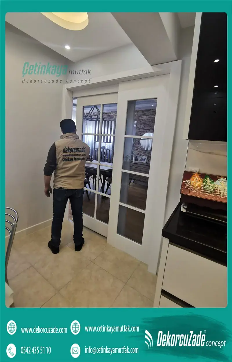 sürgülü ahşap kapı sinpaş