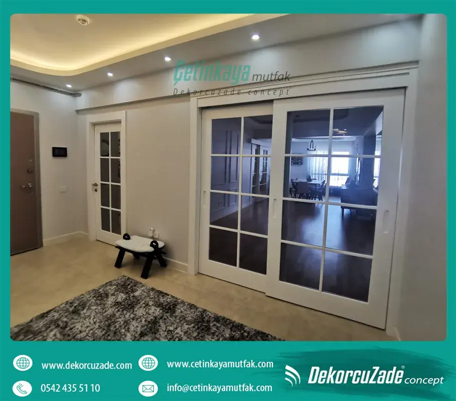 sürgülü ahşap kapı sinpaş