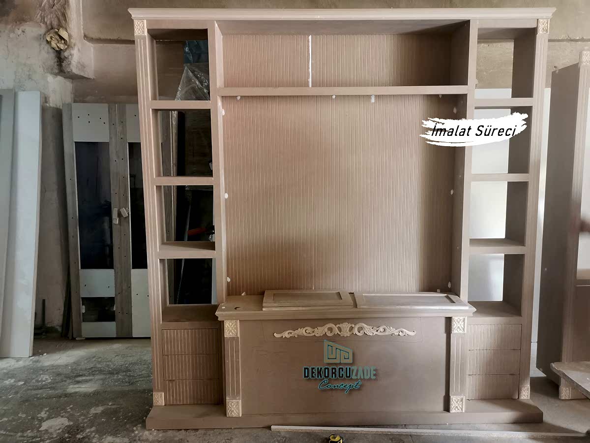 Ankara Şömineli Duvar Ünitesi