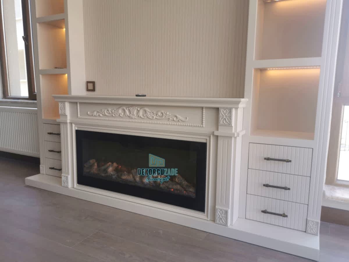 Ankara Şömineli Duvar Ünitesi